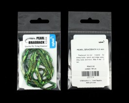 Pearl Braidback, 4.5mm, Green